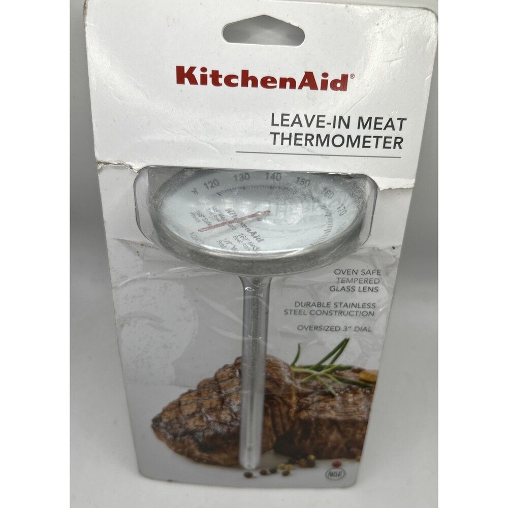 KitchenAid Leave-in Meat Thermometer, TEMPERATURE RANGE: 120F to 200F New!